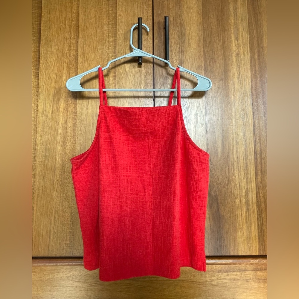 Madewell Vibrant Red Camisole Top
